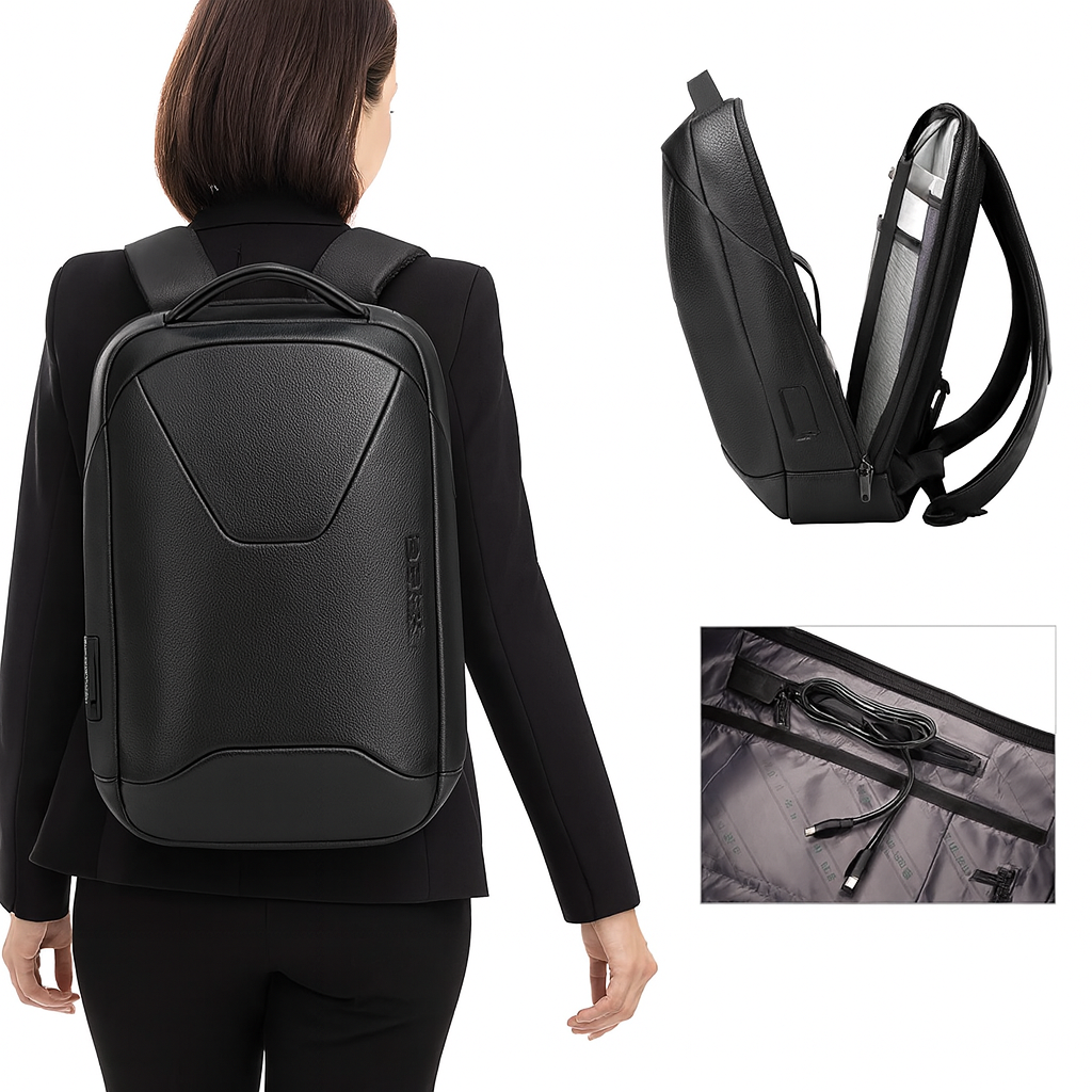 BG092 LEATHER BACKPACK