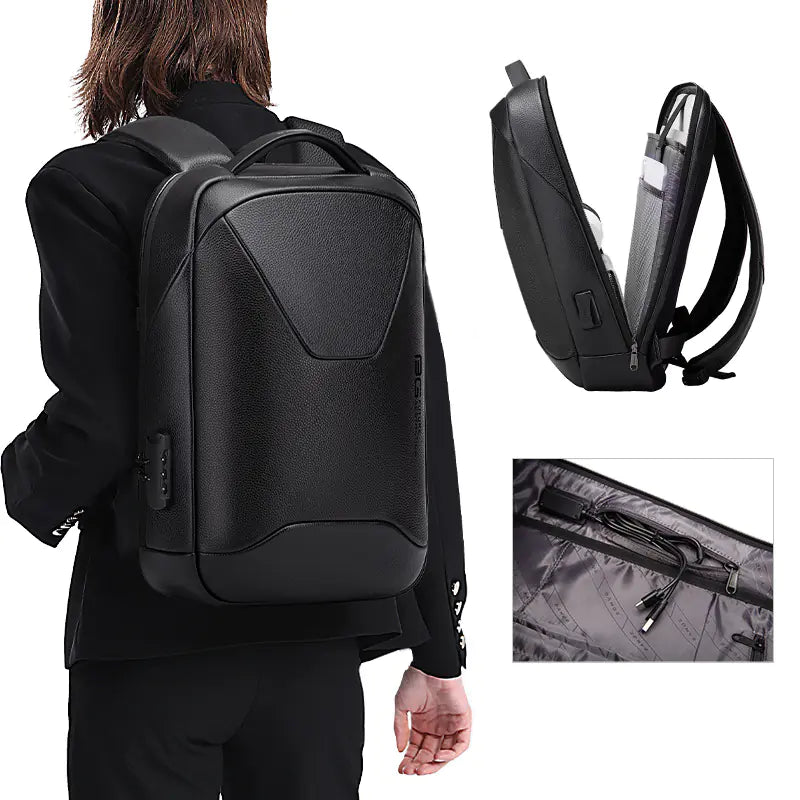 BG092 LEATHER BACKPACK